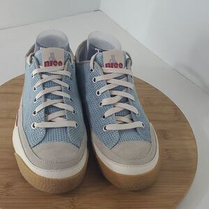 Nice NSS Madrid Low Skateboarding Shoes Sneakers Powder Blue Men's Size 10